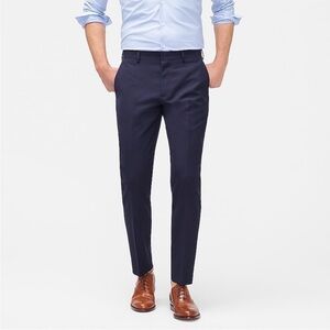 J. Crew Men’s Ludlow Traveler Navy Blue Pants 35